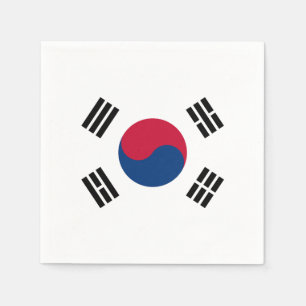 Guardanapo De Papel Bandeira de Coreia do Sul