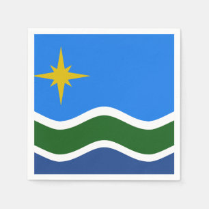 Guardanapo De Papel Bandeira de Duluth, Minnesota