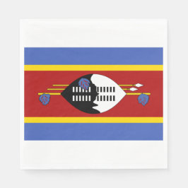 Guardanapo De Papel Bandeira de Eswatini (Suazilândia)