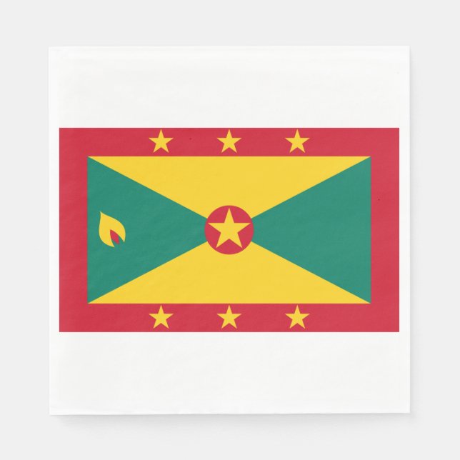 Guardanapo De Papel Bandeira de Granada (Frente)