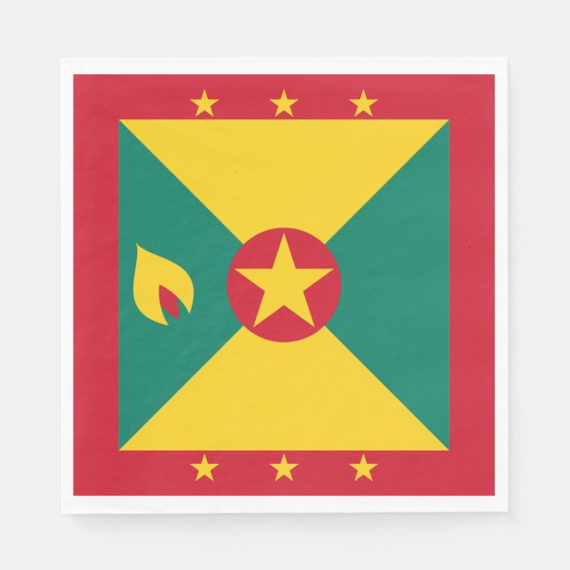 Guardanapo De Papel Bandeira de Granada (Frente)