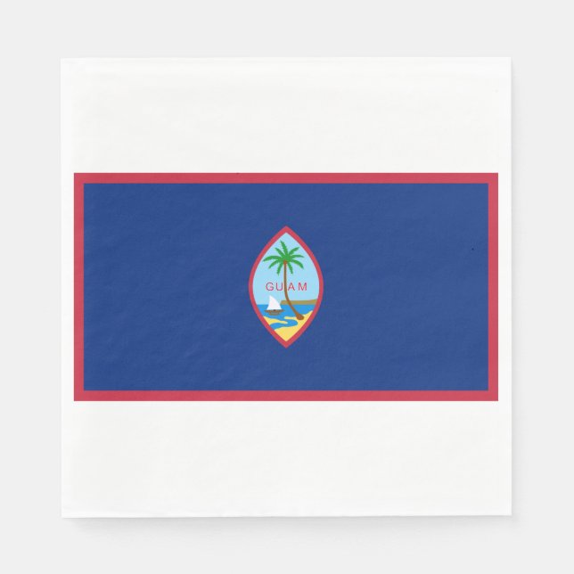 Guardanapo De Papel Bandeira de Guam (Frente)