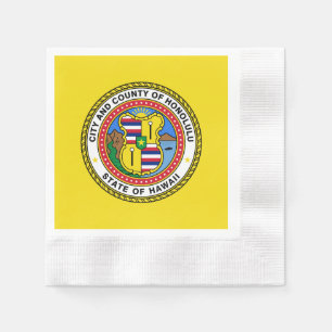 Guardanapo De Papel Bandeira de Honolulu, Havaí Napkins