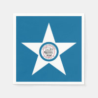 Bandeira de Houston, Texas Napkins