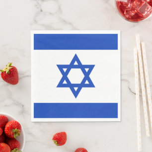 Guardanapo De Papel bandeira de Israel