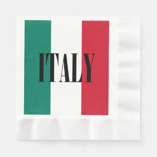 Guardanapo De Papel Bandeira de Italia Italia IL italiano Tricolore