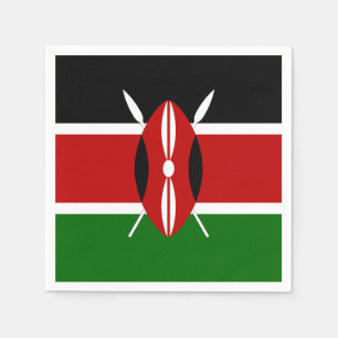 Guardanapo De Papel Bandeira de Kenya
