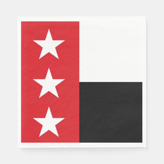 Guardanapo De Papel Bandeira de Laredo (Texas) (Frente)