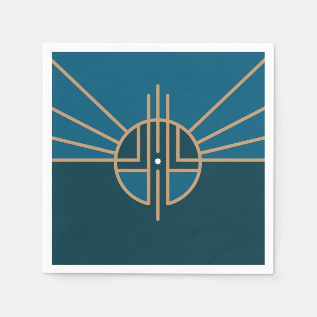 Guardanapo De Papel Bandeira de Lincoln, Nebraska (Frente)