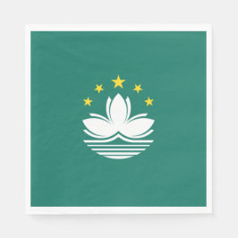 Guardanapo De Papel Bandeira de Macau (região chinesa)
