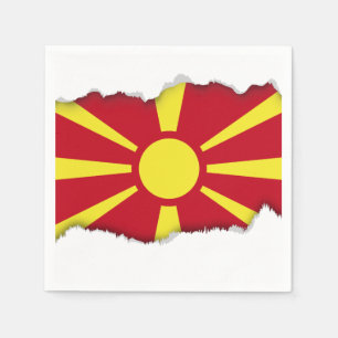 Guardanapo De Papel Bandeira de Macedónia
