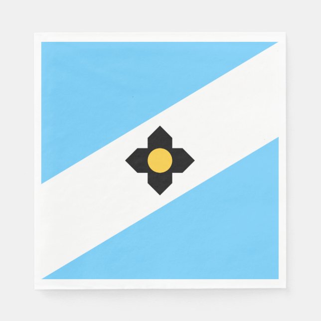 Guardanapo De Papel Bandeira de Madison (Wisconsin) (Frente)
