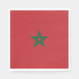 Guardanapo De Papel Bandeira de Marrocos