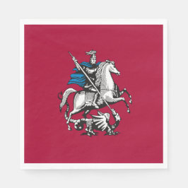 Guardanapo De Papel Bandeira de Moscou (capital russa)