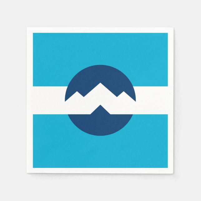 Guardanapo De Papel Bandeira de Ogden, Utah (Frente)