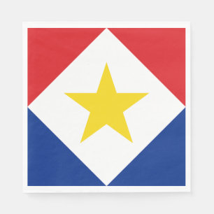 Guardanapo De Papel Bandeira de Saba