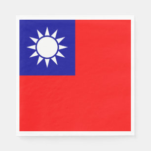 Guardanapo De Papel Bandeira de Taiwan