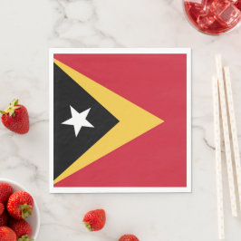 Guardanapo De Papel bandeira de Timor Leste