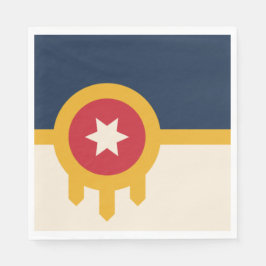 Guardanapo De Papel Bandeira de Tulsa (Oklahoma)