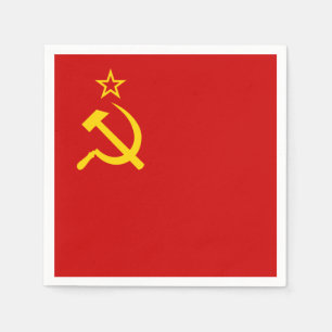Guardanapo De Papel Bandeira de União Soviética