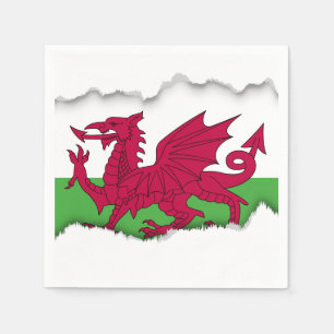 Guardanapo De Papel Bandeira de Wales
