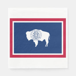 Guardanapo De Papel Bandeira de Wyoming