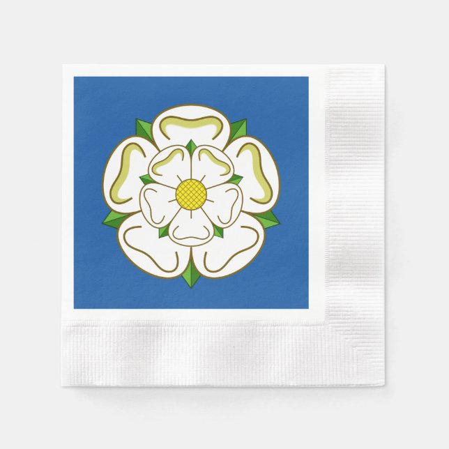 Guardanapo De Papel Bandeira de Yorkshire Napkins (Frente)