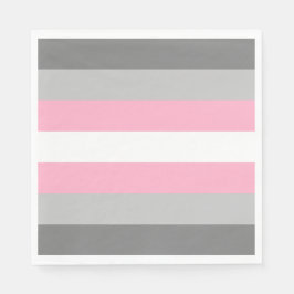 Guardanapo De Papel Bandeira Demigirl (Orgulho da Menina Demi) (Identi