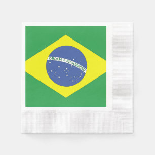 Guardanapo De Papel Bandeira do Brasil