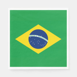 Guardanapo De Papel Bandeira do Brasil Copa do Mundo 2026 Futebol Bras