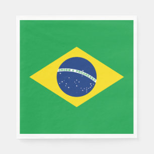Guardanapo De Papel Bandeira do Brasil Patriótico