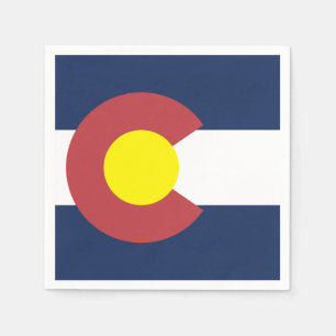 Guardanapo De Papel Bandeira do Colorado