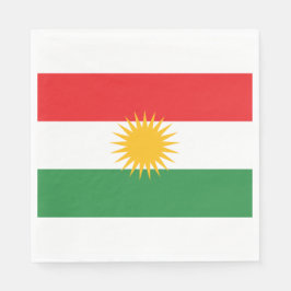 Guardanapo De Papel Bandeira do Curdistão