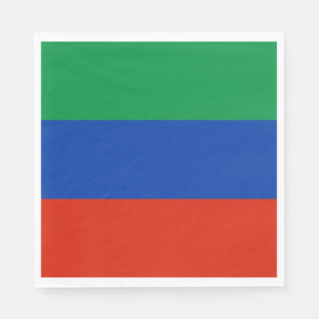 Guardanapo De Papel Bandeira do Daguestão (Frente)