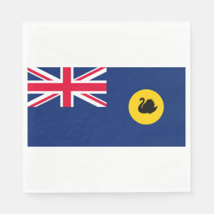 Guardanapo De Papel Bandeira do Estado da Austrália Ocidental