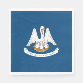 Guardanapo De Papel Bandeira do Estado da Louisiana