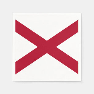 Guardanapo De Papel Bandeira do estado de Alabama