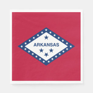 Guardanapo De Papel Bandeira do estado de Arkansas