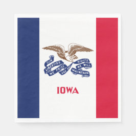 Guardanapo De Papel Bandeira do Estado de Iowa