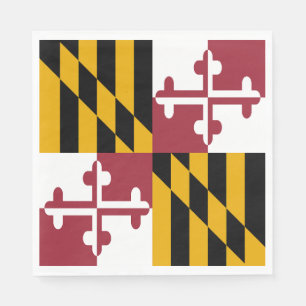 Guardanapo De Papel Bandeira do estado de Maryland