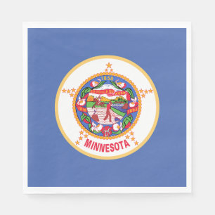 Guardanapo De Papel Bandeira do estado de Minnesota