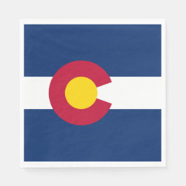 Guardanapo De Papel Bandeira do Estado do Colorado