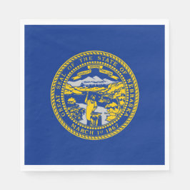 Guardanapo De Papel Bandeira do Estado do Nebraska