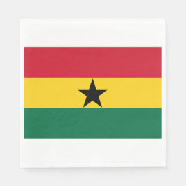 Guardanapo De Papel Bandeira do Gana