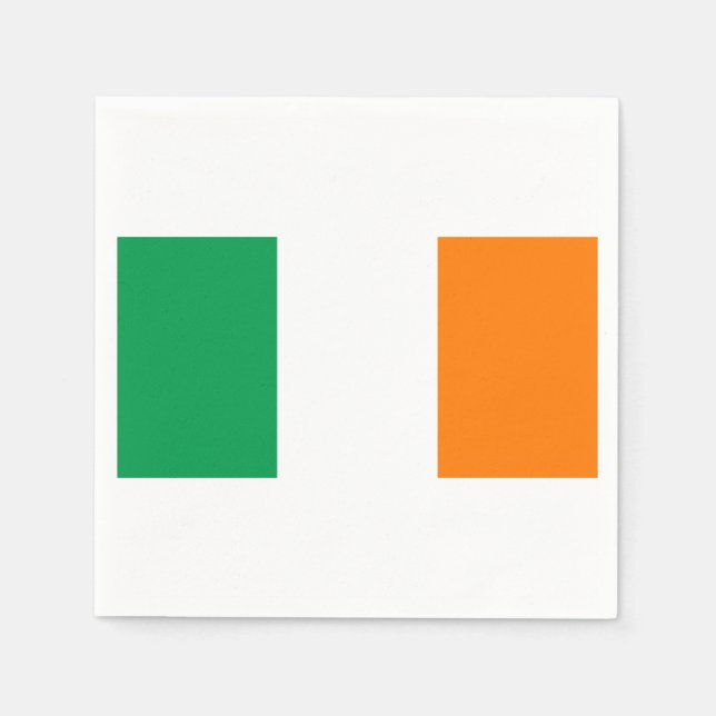 Guardanapo De Papel Bandeira do Irish Paper Napkins (Frente)