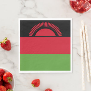 Guardanapo De Papel Bandeira do Malawi