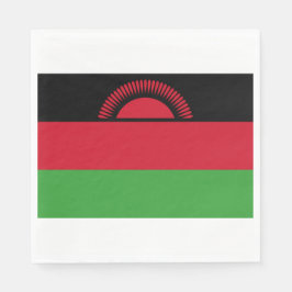 Guardanapo De Papel Bandeira do Malawi