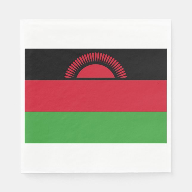 Guardanapo De Papel Bandeira do Malawi (Frente)