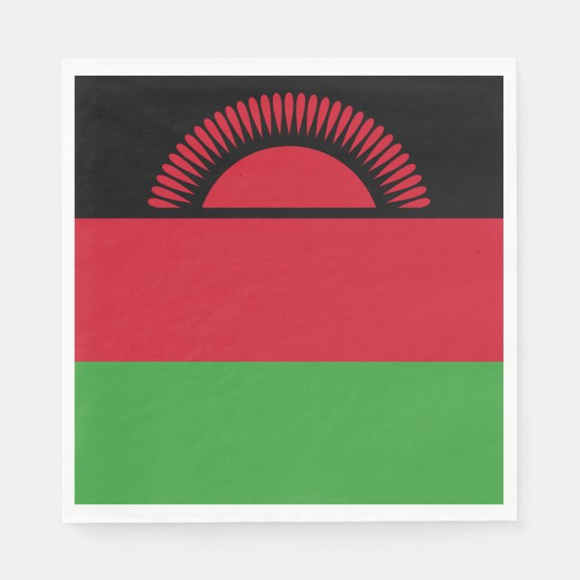 Guardanapo De Papel Bandeira do Malawi (Frente)