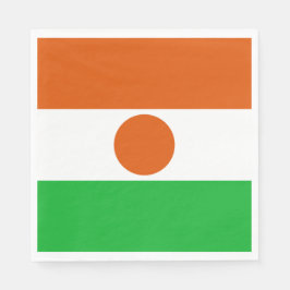 Guardanapo De Papel Bandeira do Níger (país africano)